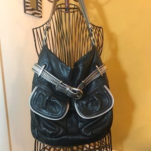 B’makowsky | Black & Silver Boho Bag